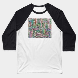 Pastel Abstract Baseball T-Shirt